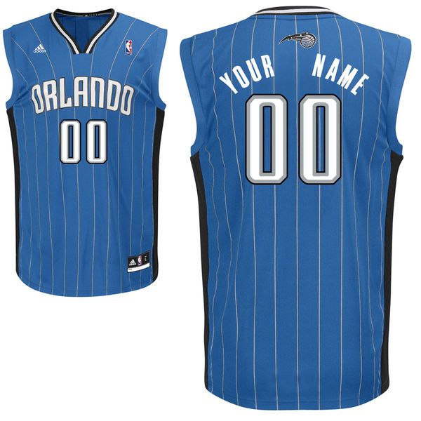 Men Adidas Orlando Magic Custom Replica Road Royal NBA Jersey->customized nba jersey->Custom Jersey